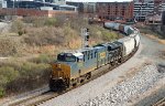 CSX 3470 leads train L619-02 southbound